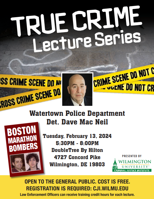 Det Dave Mac Neil Speaker at True Crime Lecture Series